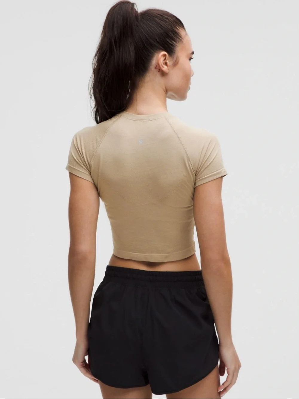Lululemon Swiftly Tech Cropped Short-Sleeved Shirt 2.0